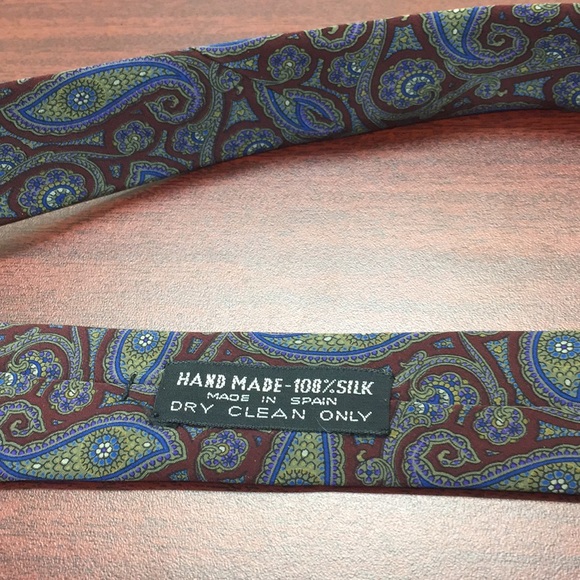 Mark Cross silk neck tie - Picture 3 of 4